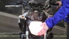 Les vérifs techniques du permis moto en vidéo sur la Yamaha MT-07