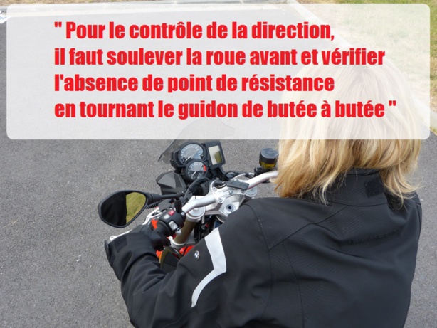 Les vérifs techniques du permis moto A2 sur la BMW F800R en conditions d'examen Les vérifs techniques du permis moto A2 sur la BMW F800R en conditions d'examen