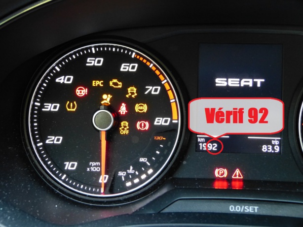 Les verifs extérieures du permis B sur la Seat Ibiza