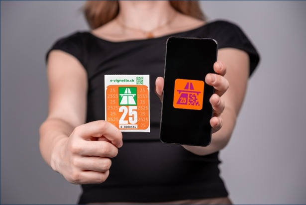 La vignette « suisse » 2025 pour les autoroutes suisses La vignette « suisse » 2025 pour les autoroutes suisses