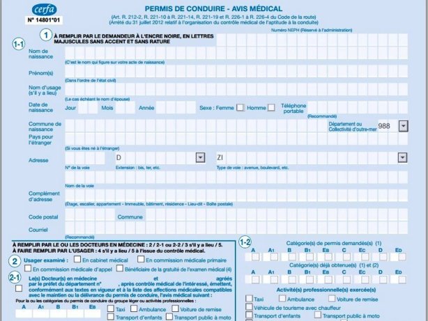 2016 : Les changements pour les visites médicales du permis de conduire