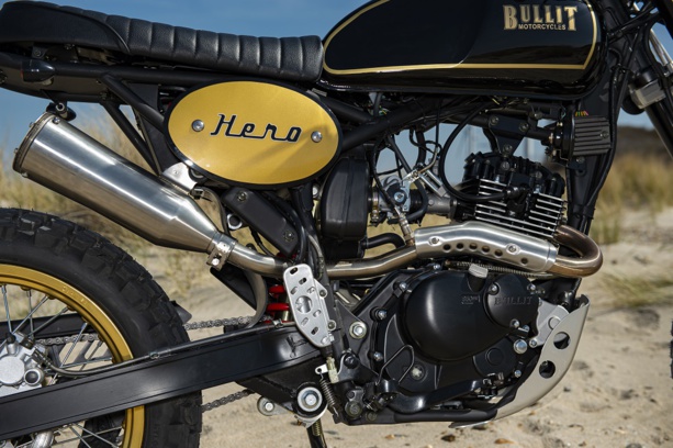 Bullit Hero Gold : La 125 qui a du look Bullit Hero Gold : La 125 qui a du look