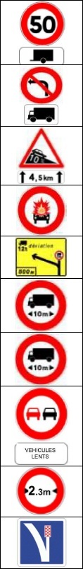 Toutes les questions de l'interrogation écrite de l'examen 2013 pour les permis poids-lourds : C, CE, D et DE Toutes les questions de l'interrogation écrite de l'examen 2013 pour les permis poids-lourds : C, CE, D et DE