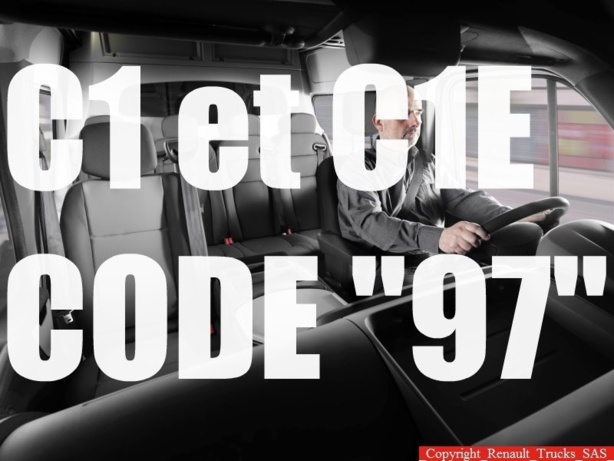 Toutes les questions de l'interrogation écrite de l'examen 2013 pour les permis poids-lourds : C1, C1E (code 97) Toutes les questions de l'interrogation écrite de l'examen 2013 pour les permis poids-lourds : C1, C1E (code 97)