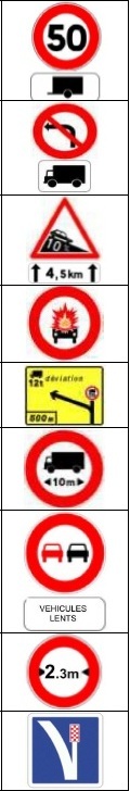 Toutes les questions de l'interrogation écrite de l'examen 2013 pour les permis poids-lourds : C1, C1E (code 97) Toutes les questions de l'interrogation écrite de l'examen 2013 pour les permis poids-lourds : C1, C1E (code 97)