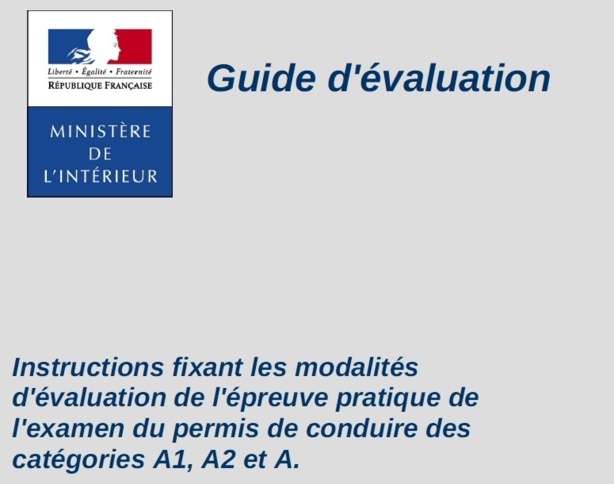 Permis moto 2013 : Le guide d’évaluation des inspecteurs analysé et décortiqué