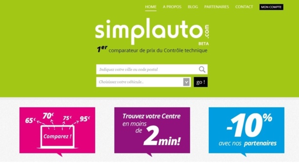 Simplauto : Le premier comparateur de prix pour le contrôle technique automobile est en ligne Simplauto : Le premier comparateur de prix pour le contrôle technique automobile est en ligne