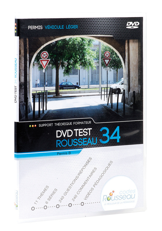 Un nouveau DVD Rousseau de test pour le Code de la route Un nouveau DVD Rousseau de test pour le Code de la route