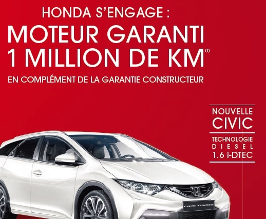 La garantie Honda 1 million de kilomètres : réalité ou intox ? La garantie Honda 1 million de kilomètres : réalité ou intox ?