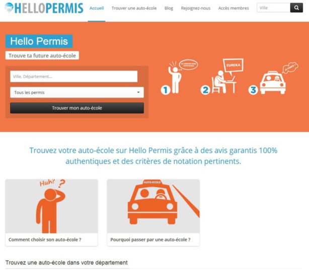 Hello Permis : Les auto-écoles à l'heure du choix et de l'internet Hello Permis : Les auto-écoles à l'heure du choix et de l'internet