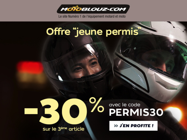 Motoblouz : pack et remise exclusifs pour les jeunes permis moto Motoblouz : pack et remise exclusifs pour les jeunes permis moto