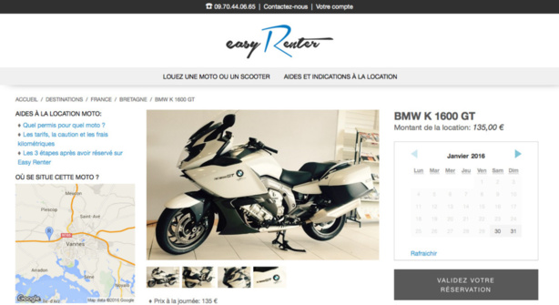 Easy Renter : Le loueur de motos et de scooters en France Easy Renter : Le loueur de motos et de scooters en France
