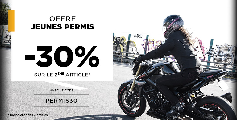 Motoblouz renforce son offre vers les jeunes permis avec une remise de 30 % Motoblouz renforce son offre vers les jeunes permis avec une remise de 30 %