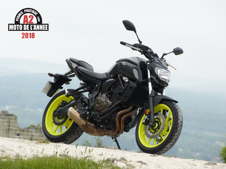 YAMAHA MT07 PERMIS A2