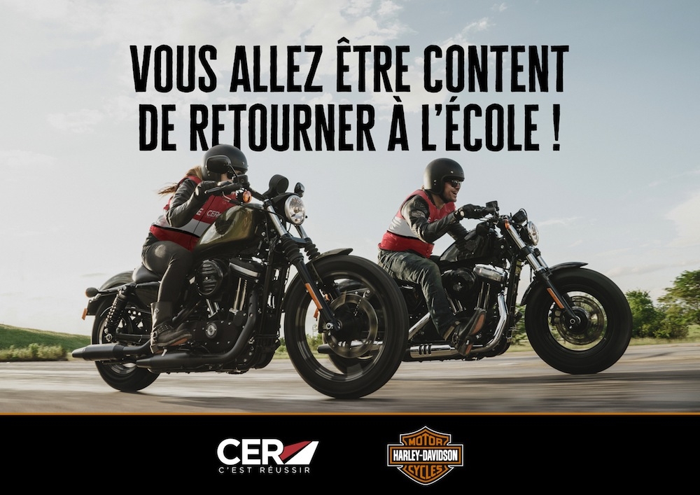 Passer le permis moto et s’initier à la marque Harley-Davidson en même temps