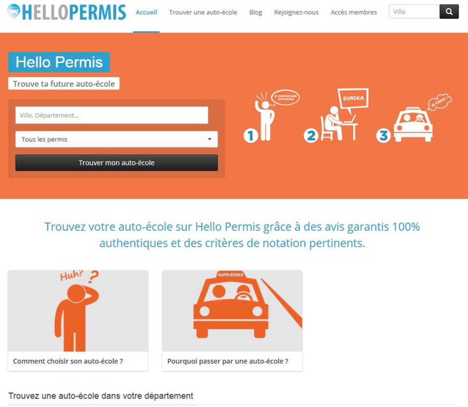Hello Permis : Les auto-écoles à l'heure du choix et de l'internet Hello Permis : Les auto-écoles à l'heure du choix et de l'internet