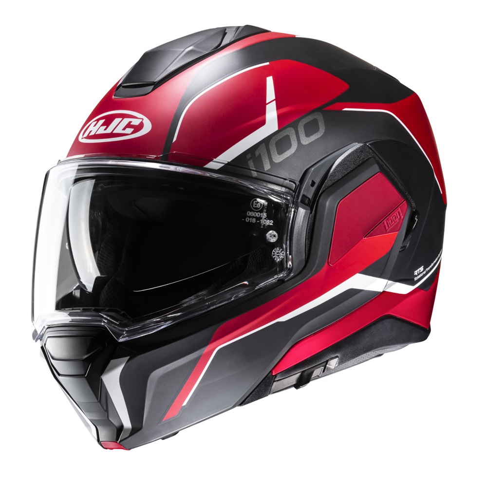 Le nouveau HJC i100 est un modulable avec l’homologation ECE 22-06, son prix conseillé est de 360 € Le nouveau HJC i100 est un modulable avec l’homologation ECE 22-06, son prix conseillé est de 360 €