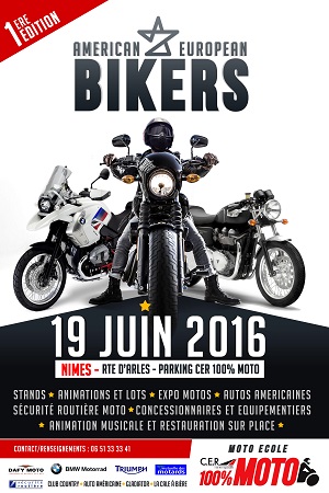 Journée de la moto à Nimes le dimanche 19 juin