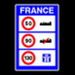 Indication aux frontières