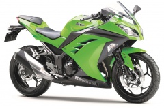 Kawasaki 300 Ninja profil 34avant