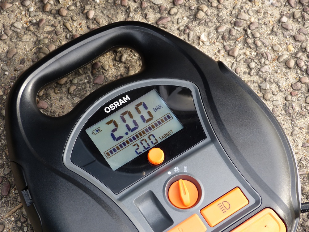 pression pneu gonfleur osram 4