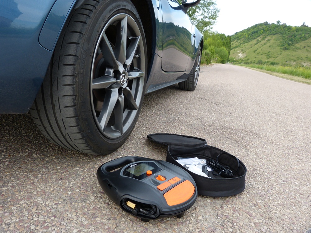 pression pneu gonfleur osram 8