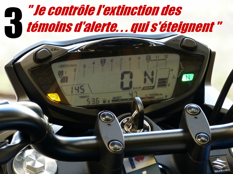 Permis moto vérif technique Suzuki SV650 V1C