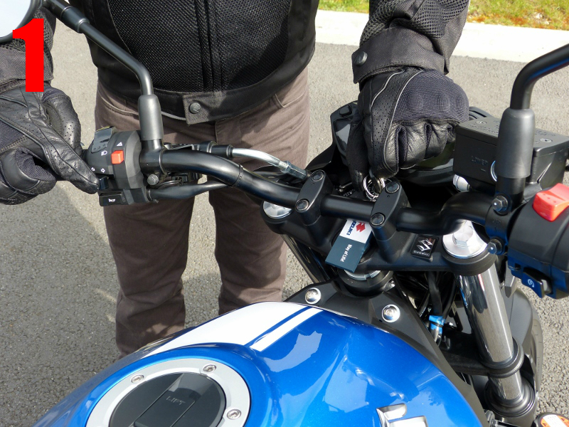 Permis moto vérif technique Suzuki SV650 V6A